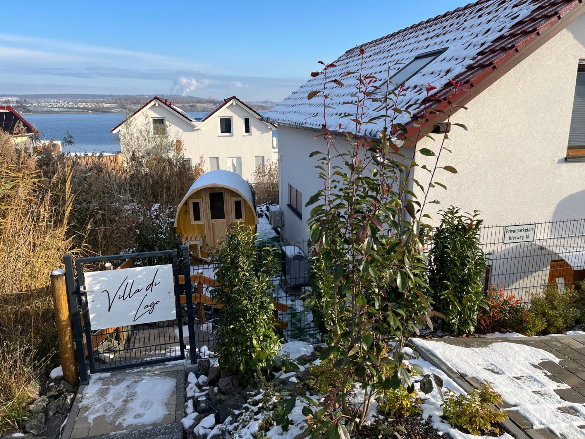 Villa Di Lago - Ferienhaus Mit Sauna Mucheln Exterior photo